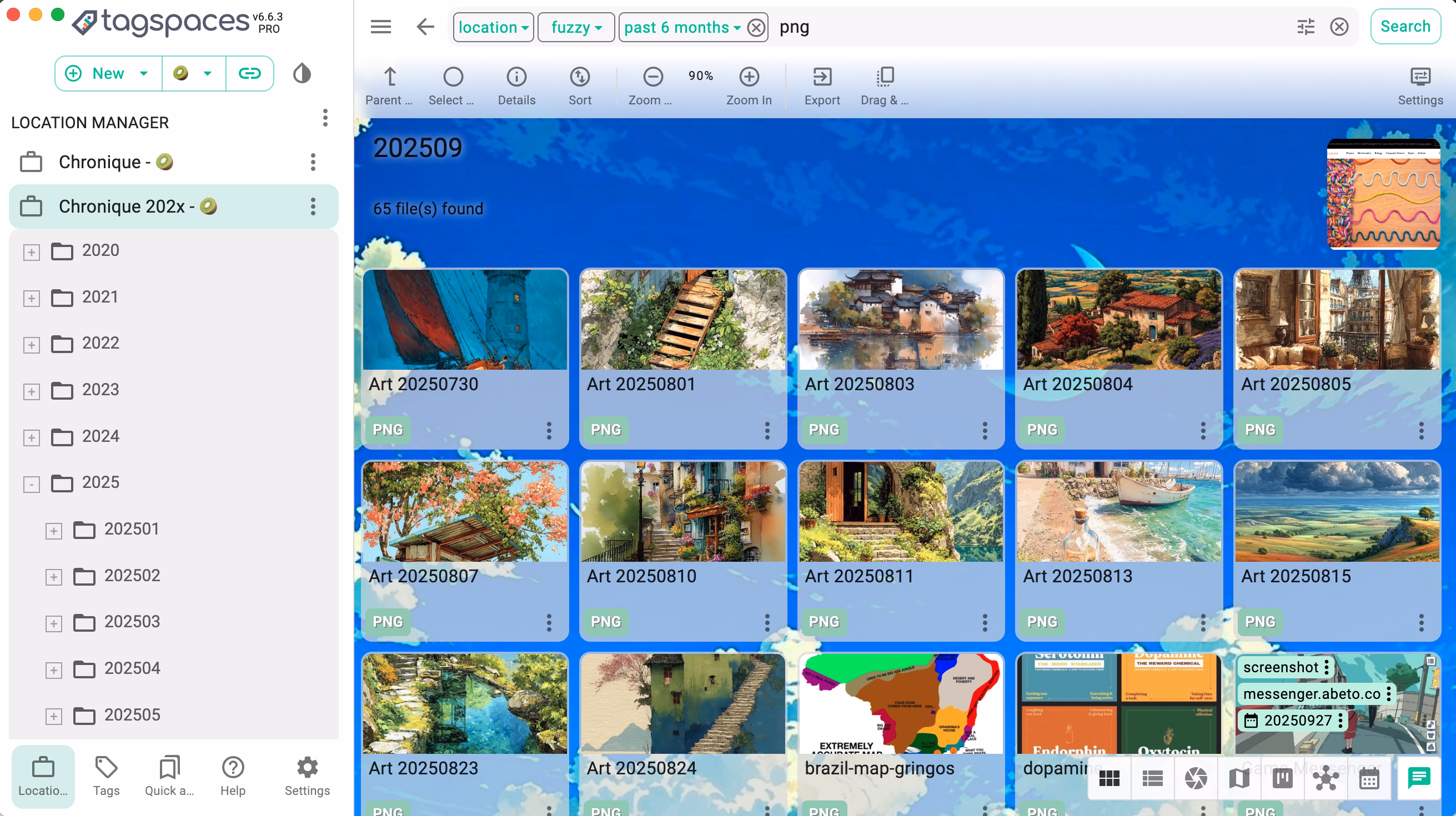 Screenshot of version 6.6
